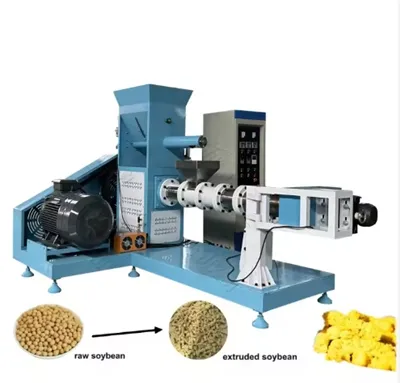 전문 완전 지방 대두 건식 압출 기계